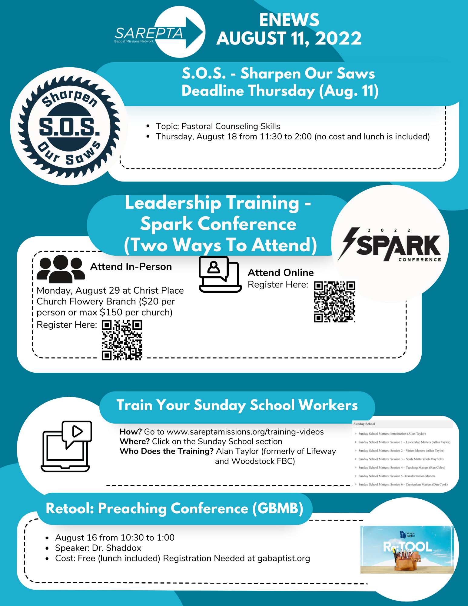 Sarepta Enews August 11 2022 (2) Sarepta Baptist Association