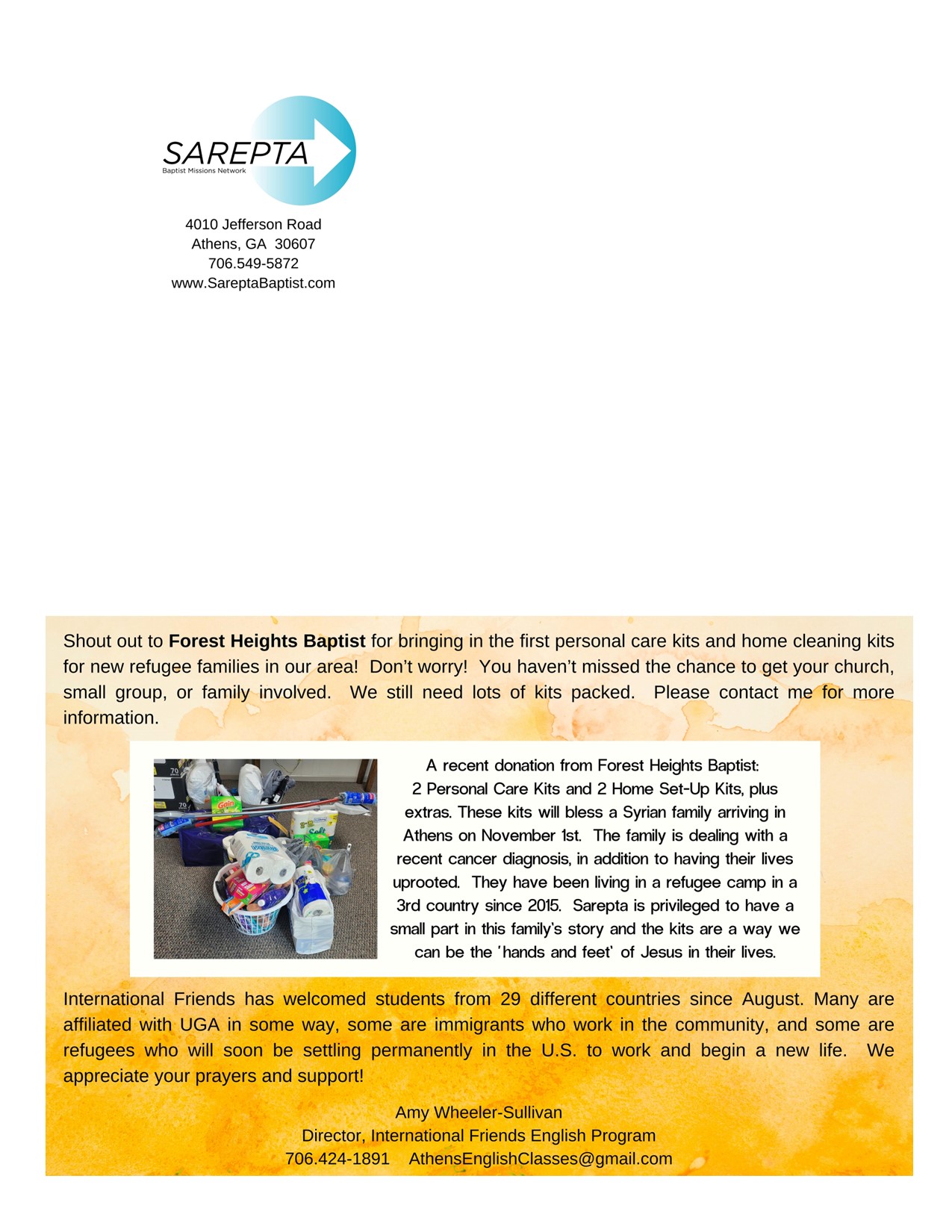 November 2023 Sarepta Vision Newsletter P5
